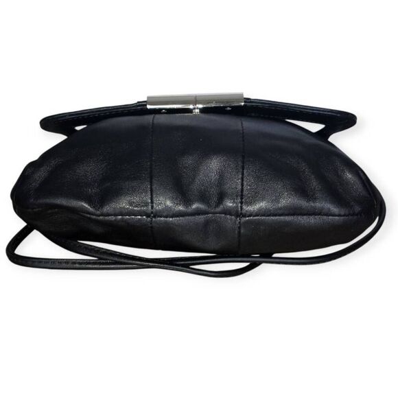 Coach Kristin Black Leather Small Crossbody Bag NWOT - Picture 7 of 12